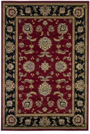 KAS Cambridge  7342 Red/Black Bijar